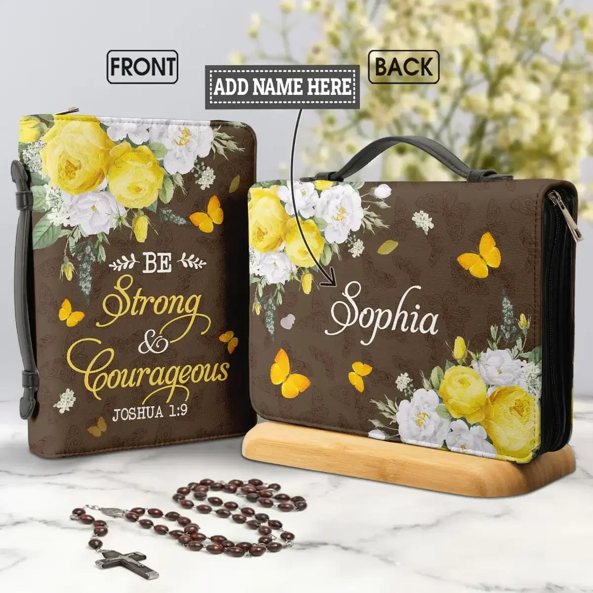 Персонализированный чехол для Библии женские коробки хранения Святого