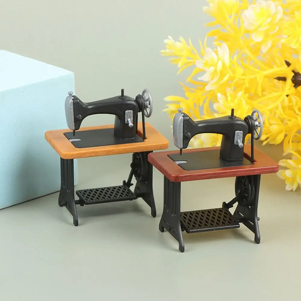 

Подарок 1:24 аксессуары для кукольного домика модель инструмента для вязания мебель для кукольного домика игрушка миниатюрная мебель игрушка игрушечная швейная машина