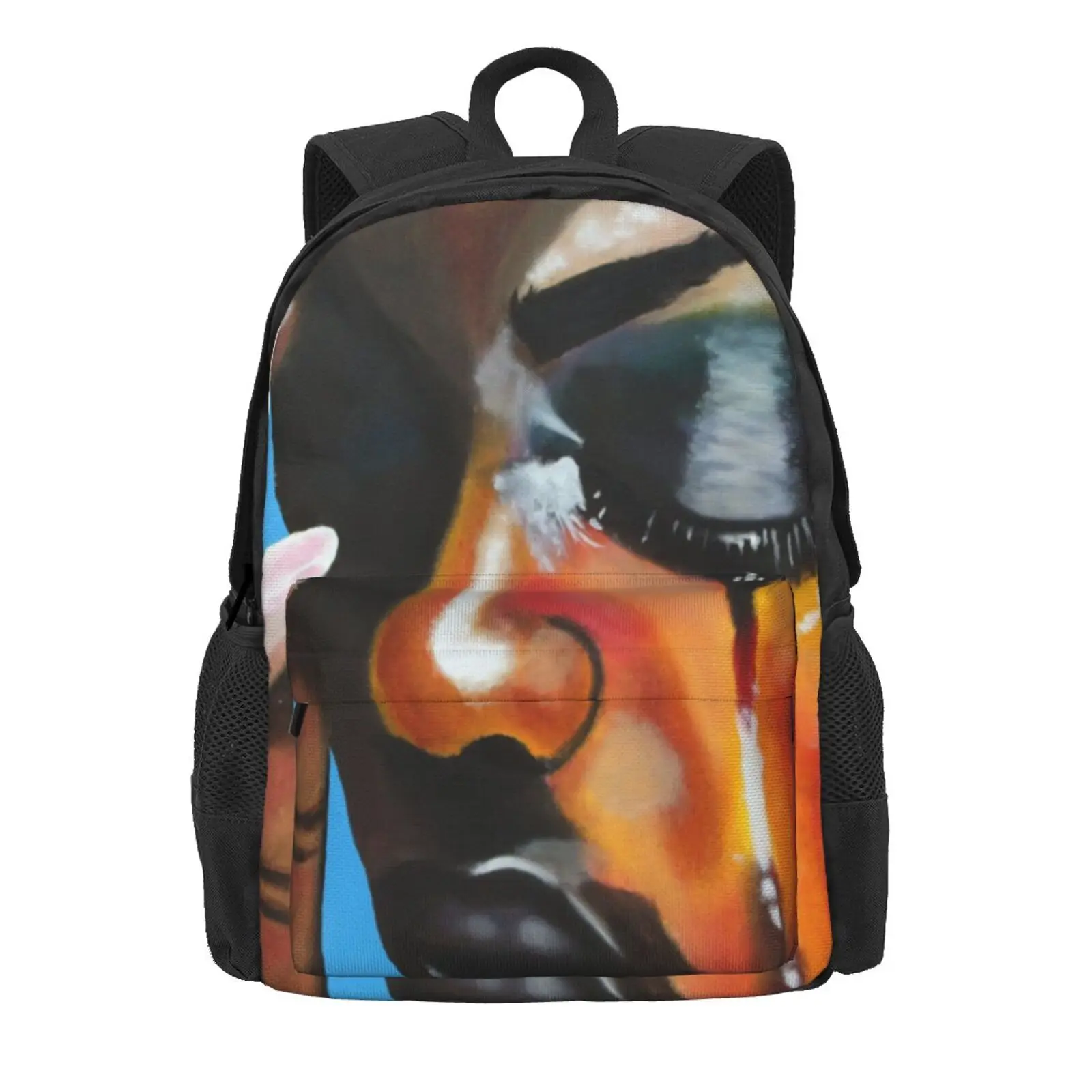 

Женская школьная сумка с рисунком «слезы», рюкзак черного цвета для поездок