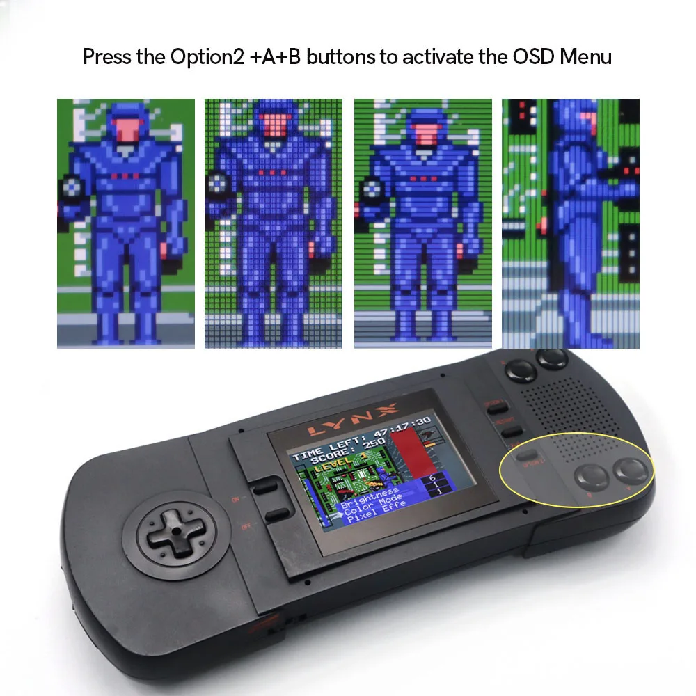 Фото ЖК-панель Hispeedido 3.5'' Retro Pixel HD 640x480 с выходом HDMI 720P, IPS LCD экран, мод для Atari Lynx I 1 №2