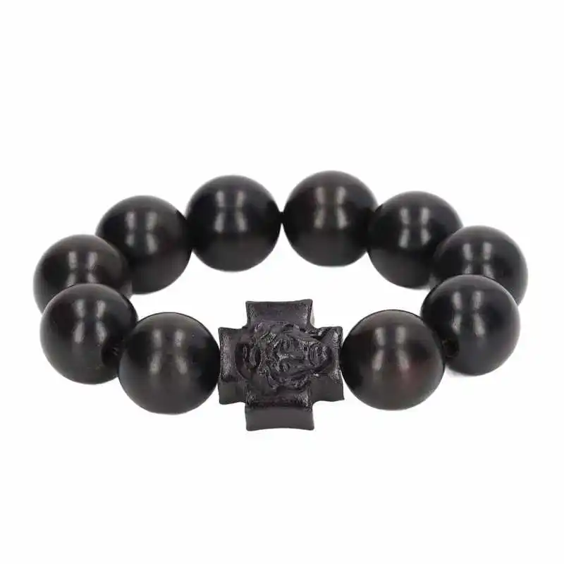 

Rosary Bracelet Crucifix Motif Decoration Handcrafted Beads Rosary for Decoration for Gift