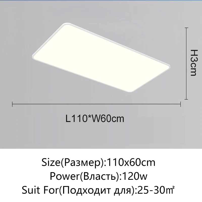 Современный светодиодный ультратонкий потолочный светильник с регулируемой яркостью для офиса, спальни, минималистичный дизайн, теплый белый, черный, энергосберегающий панельный светильник