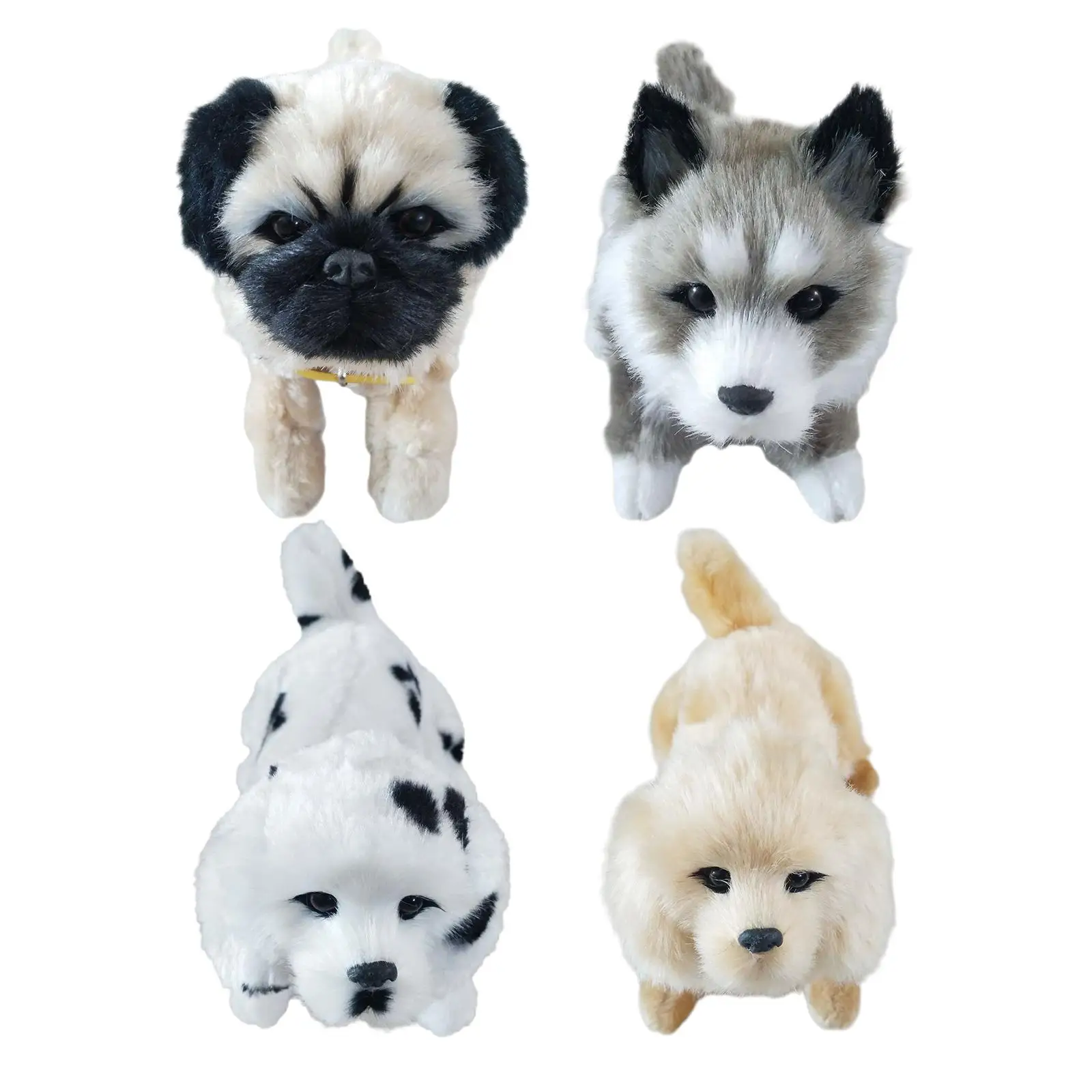 

Soft Electronic Pet Dog Interactive Battery Operated Stuffed Animal for Gifts Preschool Toddlers