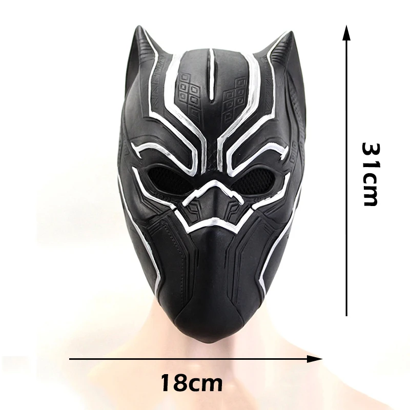 Лидер продаж черная маска пантеры из фильма шлем для косплея мягкая латексная