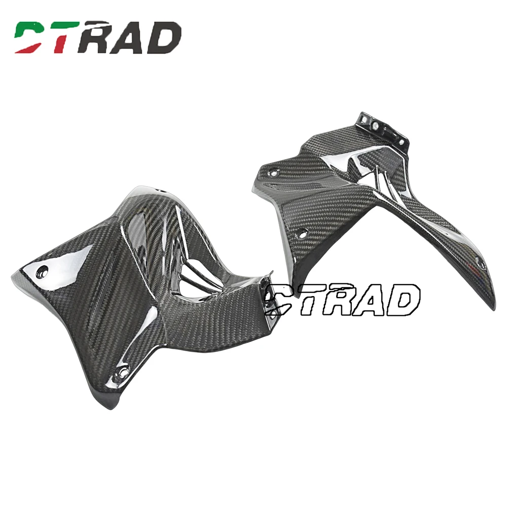 

Real 3K CARBON FIBER For KAWASAKI H2 2015-2021Motorcycle Side Tank Panels Fairing