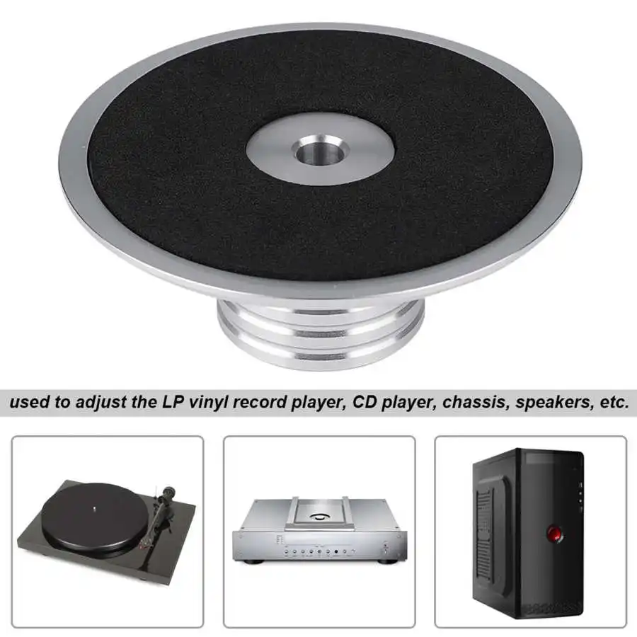 Алюминиевый зажим для виниловых пластинок Record Weight Clamp Metal Disc Stabilizer для проигрывателей LP Vinyl Turntables/CD Player/Speakers Records Player Accessories.