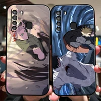 japan naruto anime phone case for samsung galaxy a01 a02 a10 a10s a31 a22 a20 4g 5g black liquid silicon funda silicone cover