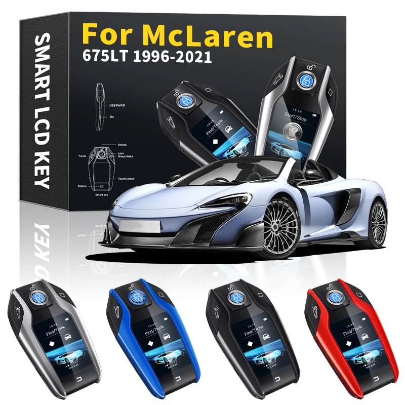 

Брелок для ключей, с ЖК-дисплеем, для McLaren 675LT 1996-2021
