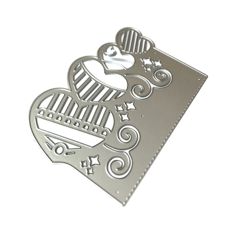 

Valentines Day Heart Cards Metal Cutting Dies Stencil DIY Scrapbooking Album