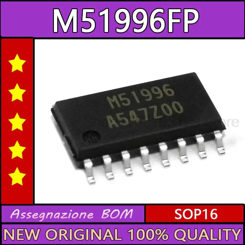

5 шт. оригинальный регулятор переключателя M51996FP SOP16 M51996 M51996A M51996AFP