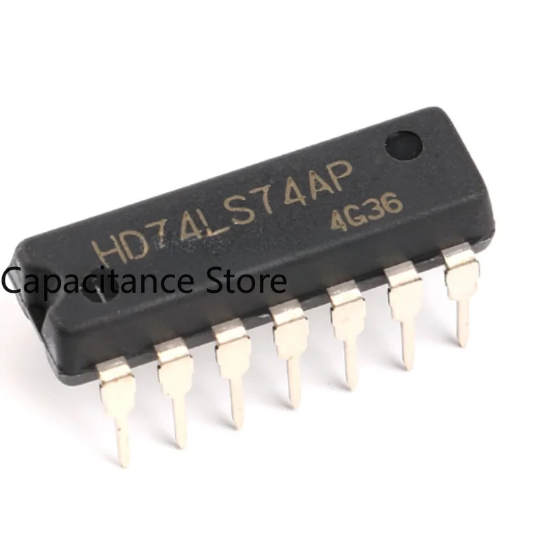 

10PCS Original Genuine Direct Insertion HD74LS74AP DIP-14 Dual D Trigger/logic Chip