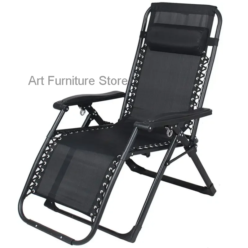 Удобное массажное складное кресло откидное для отдыха на открытом воздухе