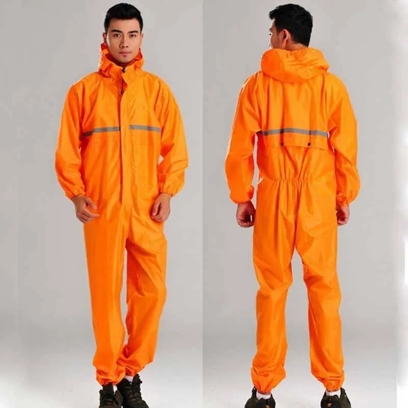 

Fashion Motorcycle Raincoat Motorbike Conjoined Motocross Overalls Men Women Fission Rain Suits Clothing