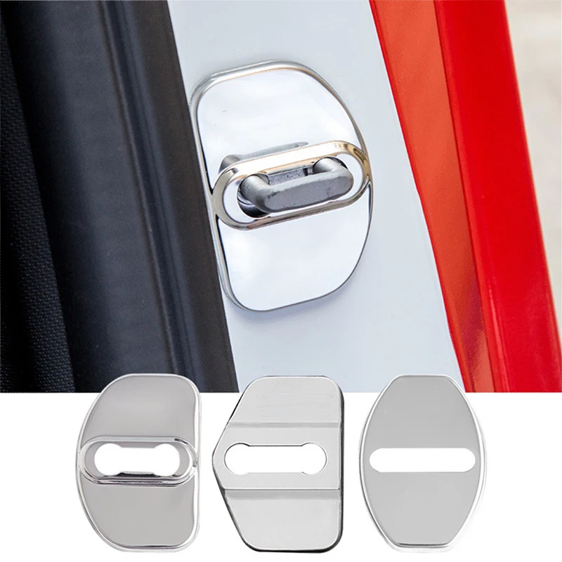 

2 шт., защитные наклейки для дверей автомобиля, из металлического сплава