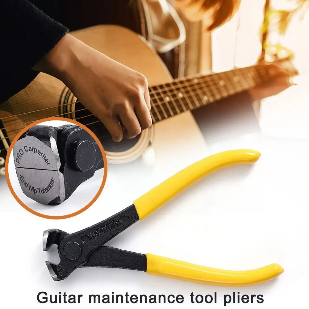 Guitar Maintenance Tool Pliers Guitar Bass String Cutter Tool Puller Luthier Repair Guitar Scissors Instrument Nipper 1PC P I7J2 enlarge