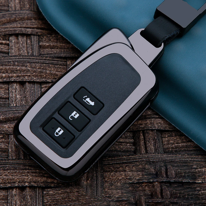

Zinc alloy Car Remote Key Cover Case Shell Holder For Lexus NX GS RX IS ES GX LX RC 200 250 350 LS 450H 300H 570 200t Keychain