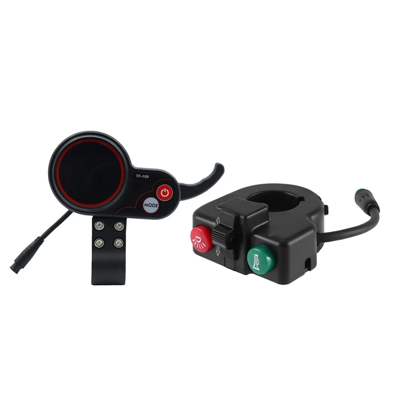 

TF-100 LCD Display Meter Black Plastic+Metal Is Suitable For Kugou M4 Electric Scooter