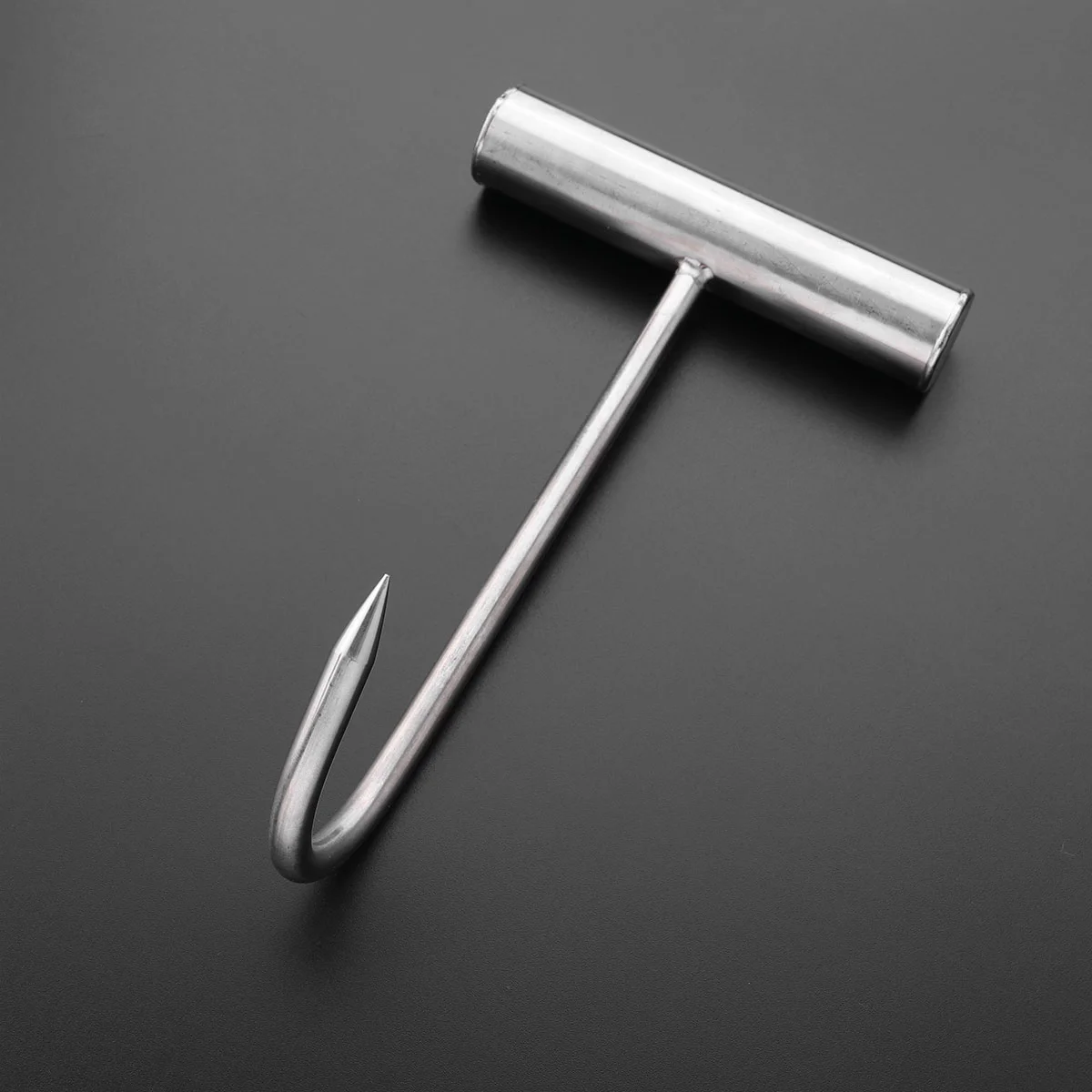 

Meat Hooks Stainless Steel T Hooks T- Handle Meat Boning Hook for Kitchen Butcher Shop Restaurant Tool Butcher Shop Tool ( 20cm