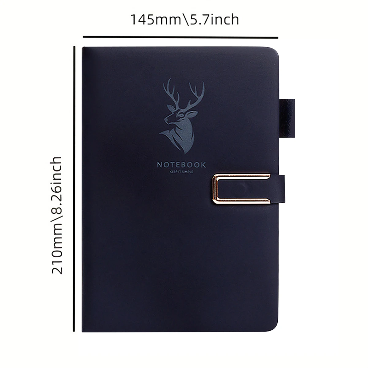 

Ретро блокнот из мягкой кожи A5 H402