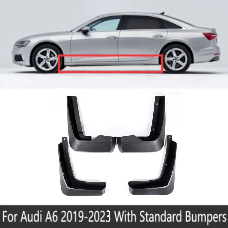 4 шт. брызговики для Audi A6 C8 2019 2020 2021 2022 2023