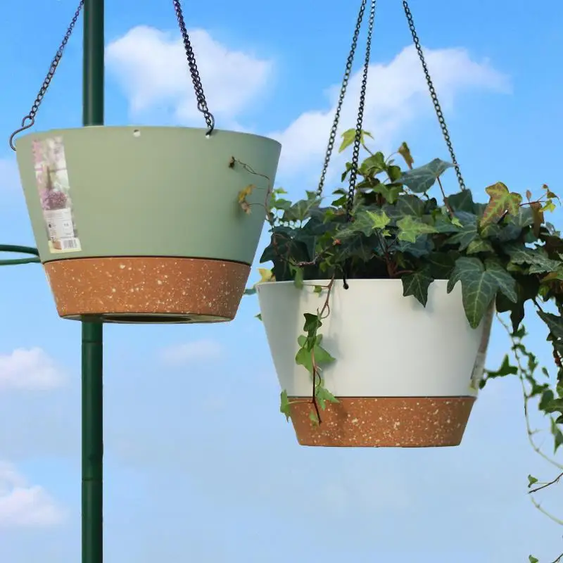 

Modern Hanging Balcony Planter Flower Hanging Basket Storage Rack Creative Balcony Hanging Flower Pot Garden Decoration Basket