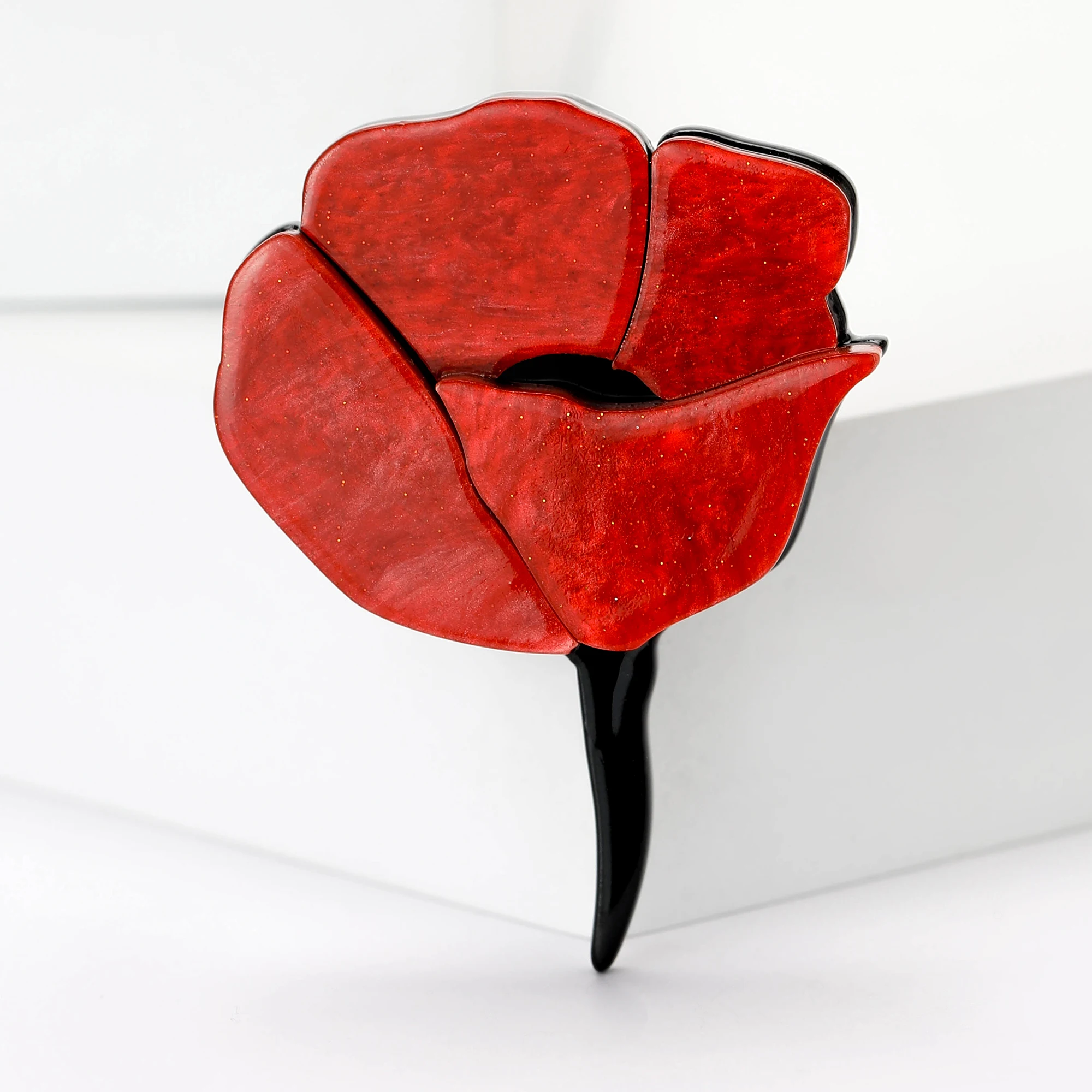 Акриловые броши с розами