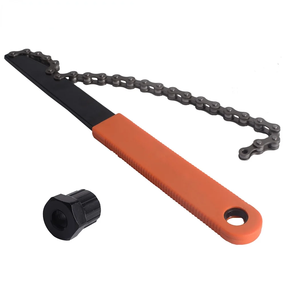 High Quality Bicycle Freewheel Turner Chain Whip Cassette Sprocket Remover Tool Kit Freewheel Repair Tools Freewheel Tool