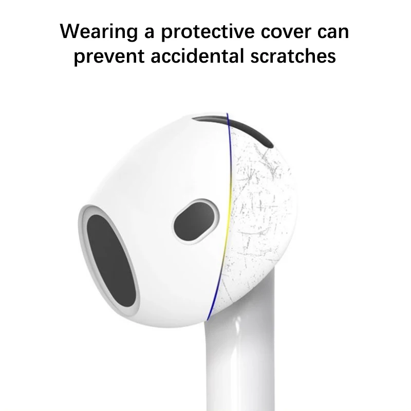 Фото 1 пара силиконовых амбушюр для Airpods 4, чехол, беспроводные наушники, защитные амбушюры, чехлы Airpods 4, подушечки для наушников №5