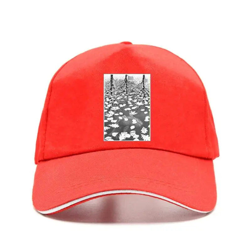 

Three Worlds Fish In Pond M.C. Escher Graphic Artist Adult Bill Hat