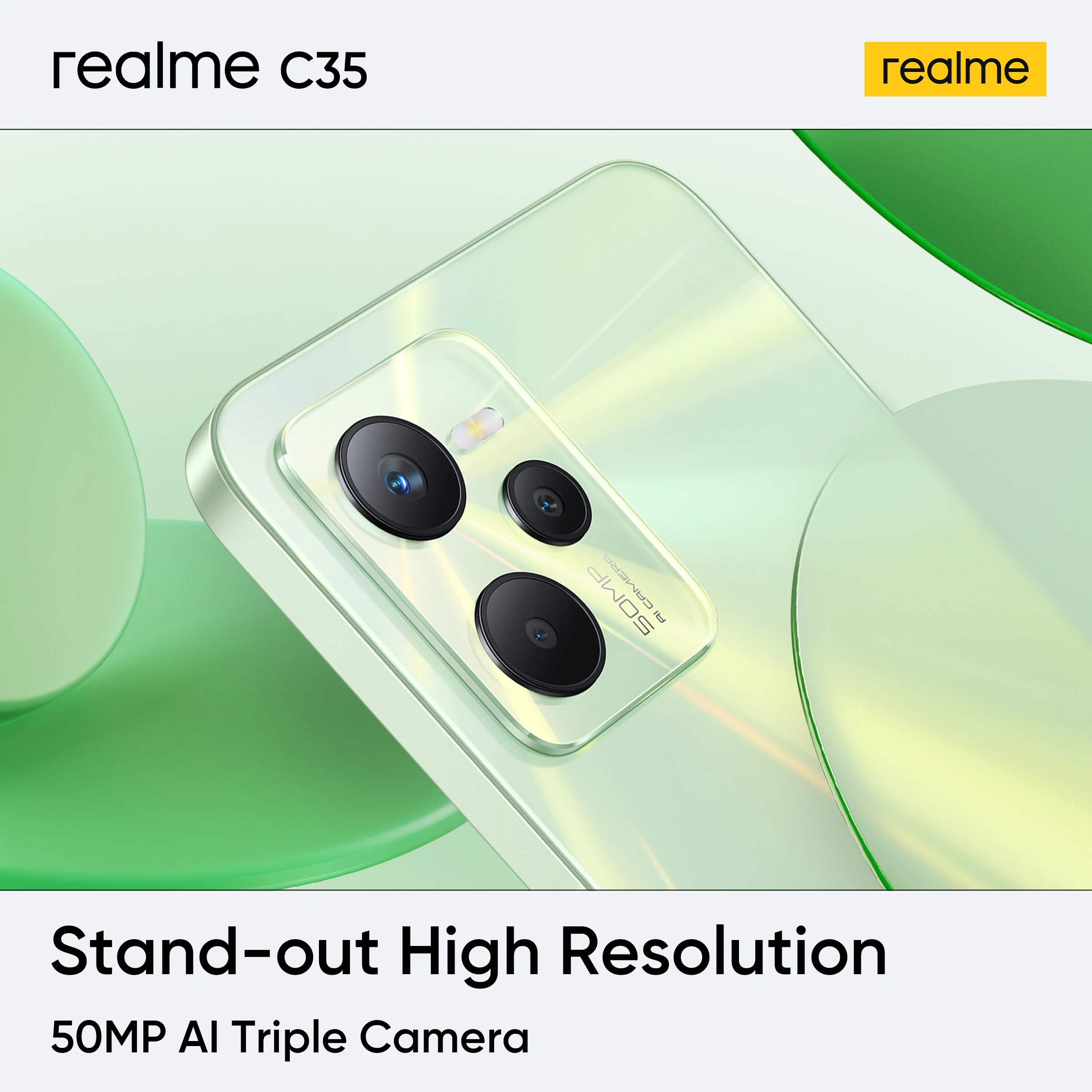 Смартфон realme C35 восемь ядер экран 6 дюйма 18 Вт 5000 мАч |