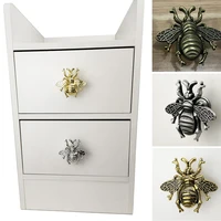 1pc retro bee animal shape knobs cupboard drawer pulls kitchen cabinet door wardrobe handles furniture hardware home decor