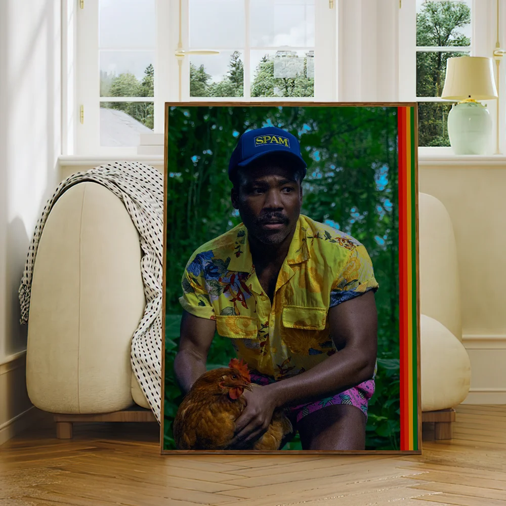 Рэпер C-Детский Гамбино Будо Каменный Плакат Домашние Принты Настенная Картина