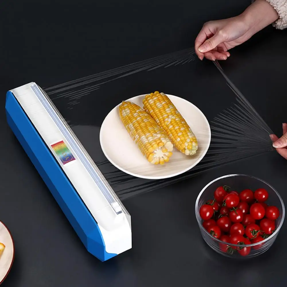 

Plastic Wrap Cutter Reusable Plastic Wrap Cutter Easy Quick Safe Kitchen Tool for Fresh-keeping Paper Tin Foil Divisions