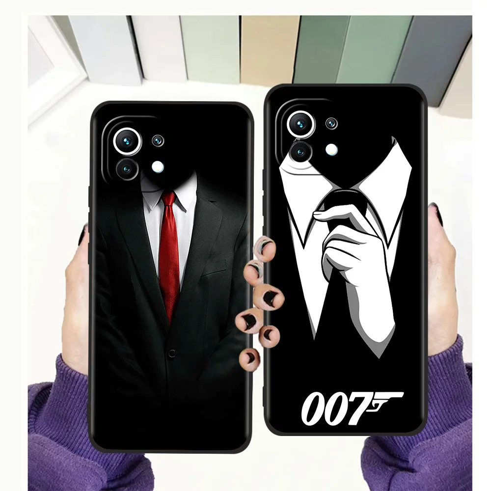 

Man Suit Shirt Tie Phone Case For Xiaomi Mi X3 X4 NFC F3 M3 GT Note 9T 10T 10 11 Ultra 11T 11X 11i Pro Lite 5G Silicone Shell