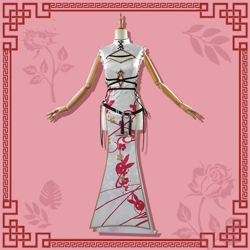 Vtuber Nijisanji Yorumi Rena Косплей Костюм Женщины Cos Cheongsam Платье Comic-con Party Youtuber Элегантная