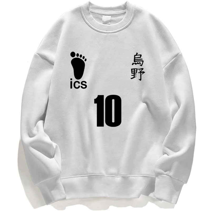 

Haikyuu Ics Anime Sweatshirt Men Japanese Shoyo Hinata Cosplay Streetwear Hoodies Pullovers Hoodie Jumper Crewneck Long Sleeve