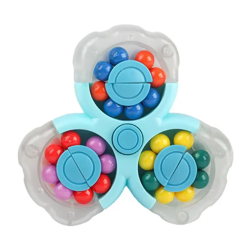 

Декомпрессионный вращающийся треугольный Волшебный шар, игрушка, Детский креативный спиннинг, развивающая игрушка с флуоресцентным эффек...