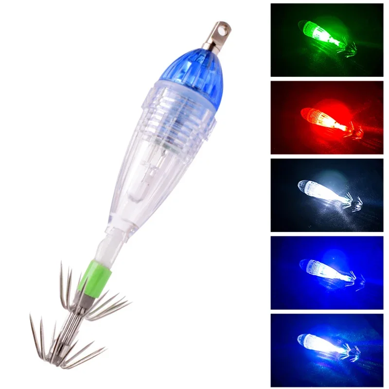 (без батареи) 1 шт. мини-крючок фонарь для кальмара с крючком зонта светильник