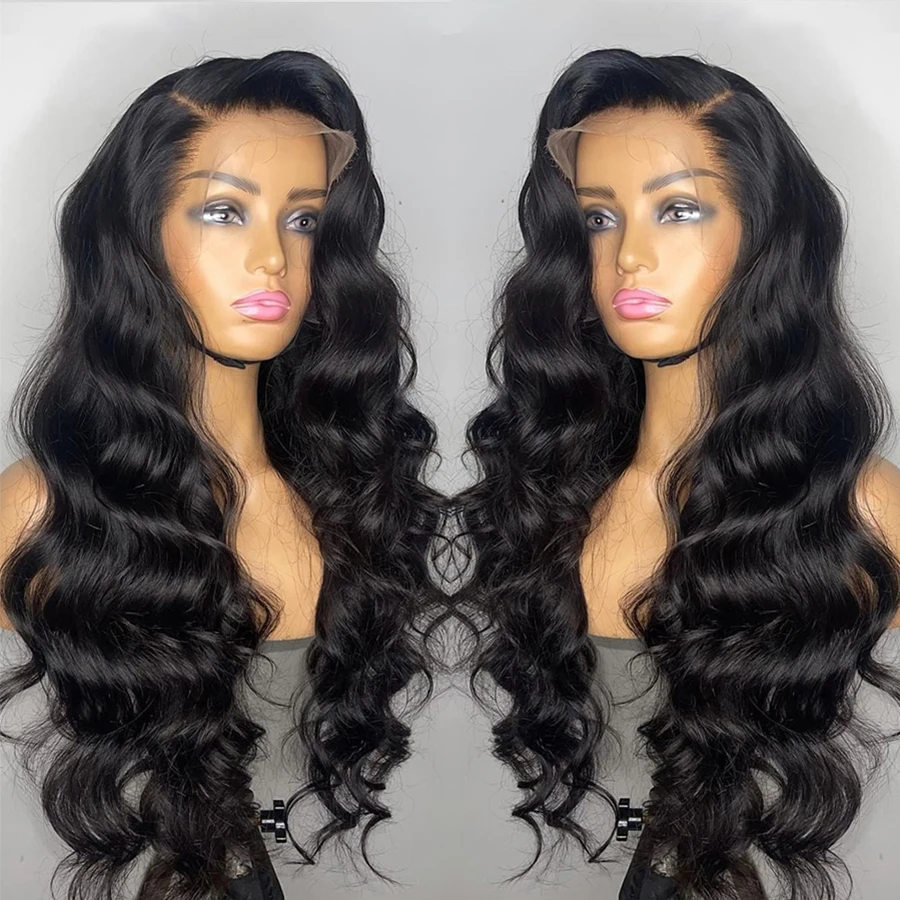 360 Lace Frontal Wig Loose Body Wave 13x6 HD Transparent Lace Front Human Hair Wigs For Women Brazilian 4x4 Closure Wig 30 Inch