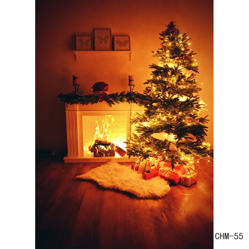 Тканевый фон Nitree для детской фотосъемки с рождественской тематикой