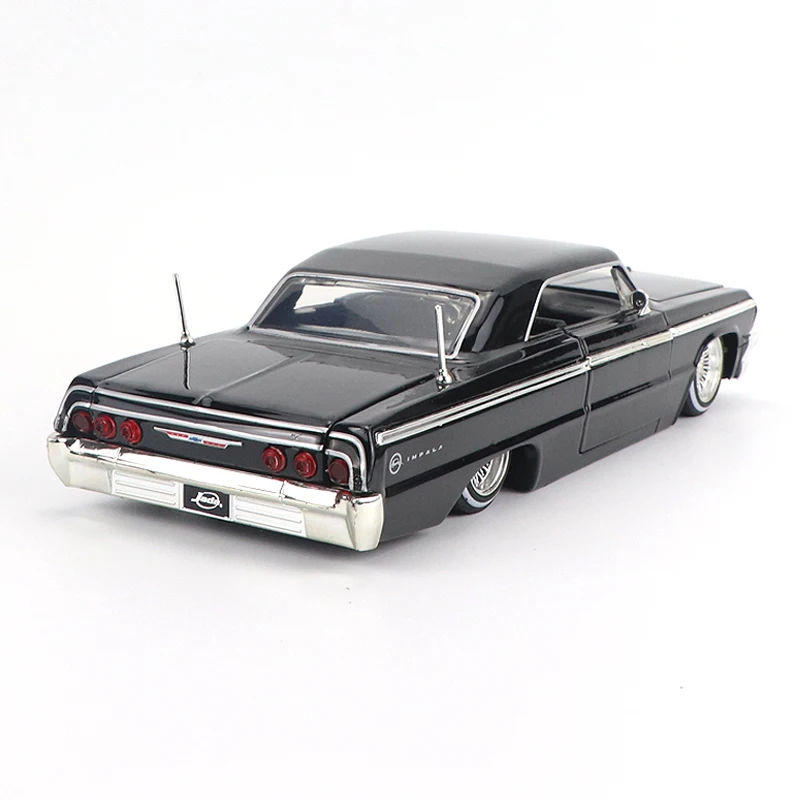 

RARE BLACK JADA 1/24 1967 CHEVY IMPALA LOWRIDER SERIES STREET LOW DIECAST MODEL MIJO EXCLUSIVES