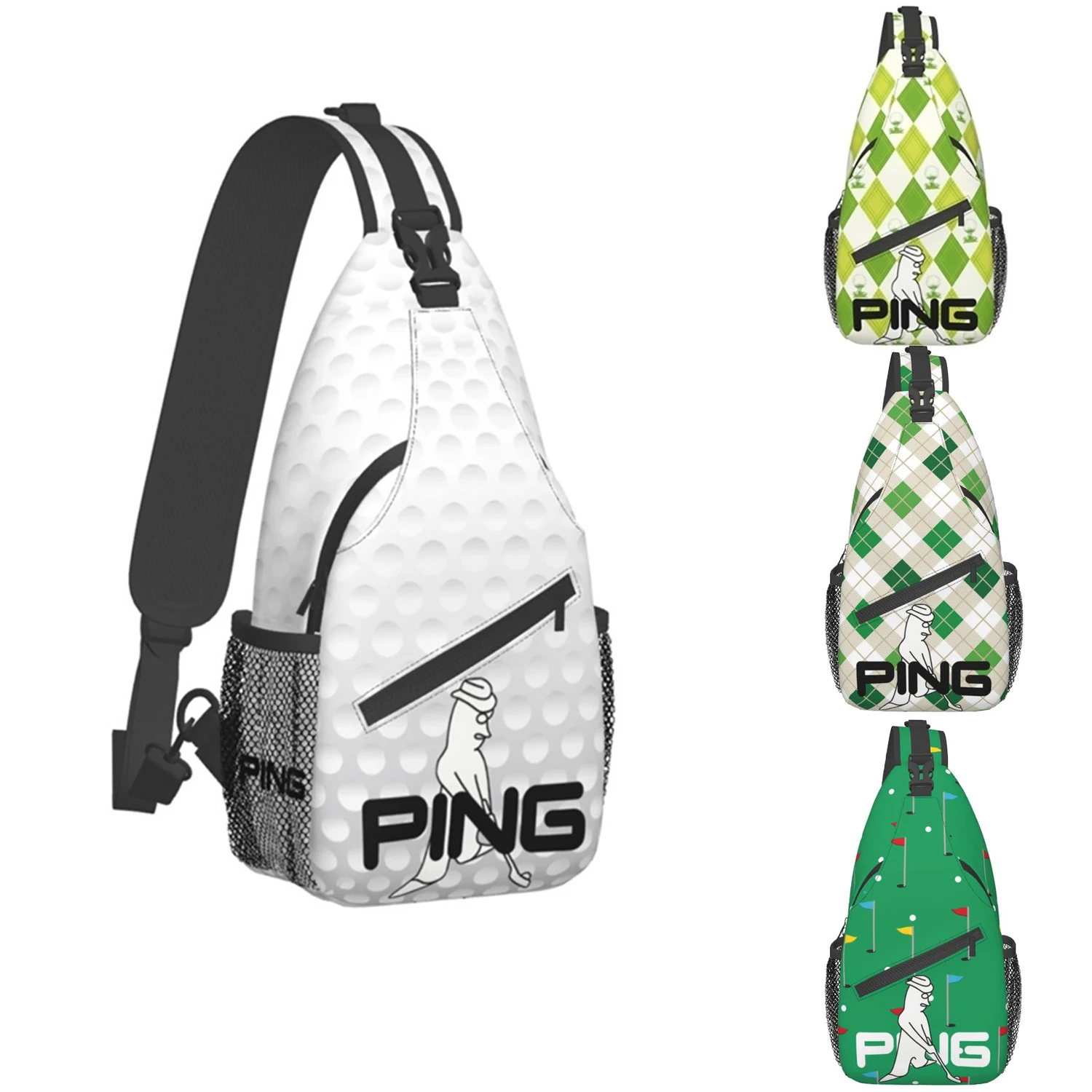 

2023 New Arrival Golfer Chest Bags Golf Logo Crossbody Sling Bags Outfits Fashion Shoulder Backpack