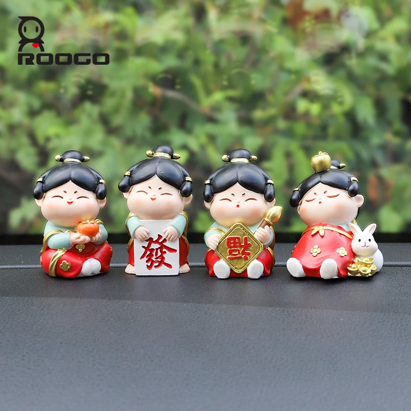 Roogo статуэтки из смолы 4 стилей