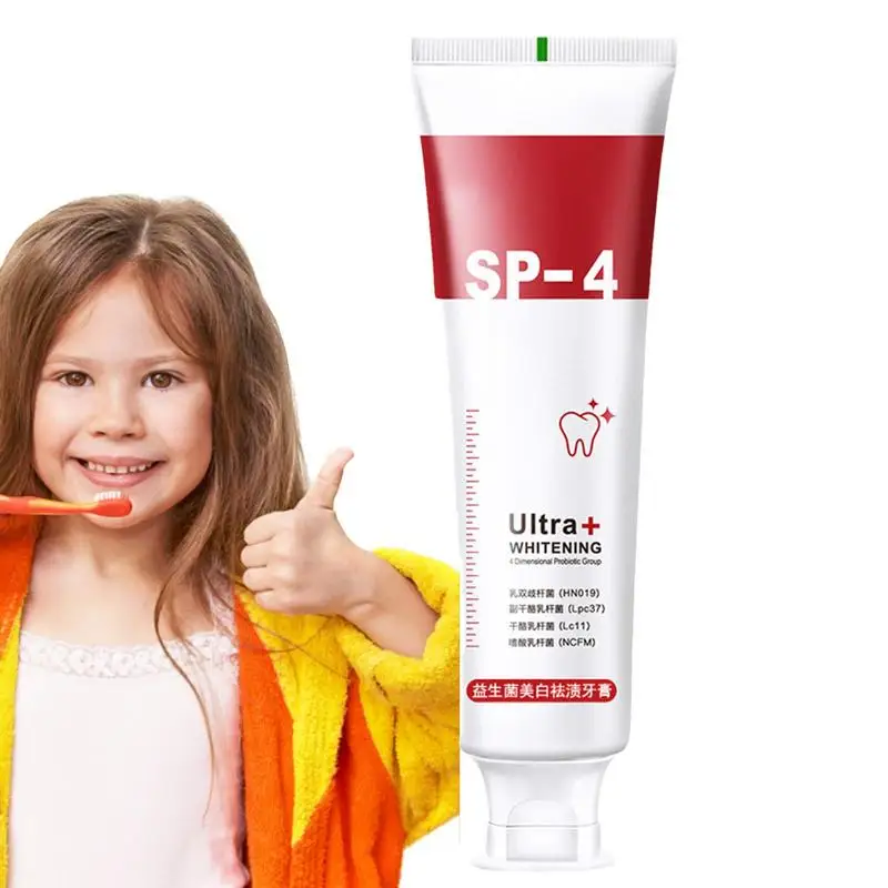 

Probiotic Toothpaste For Bad Breath SP-4 Brightening Teeth Cleansing Toothpaste 120g Toothpaste Promotes Healthy Oral Microbiome
