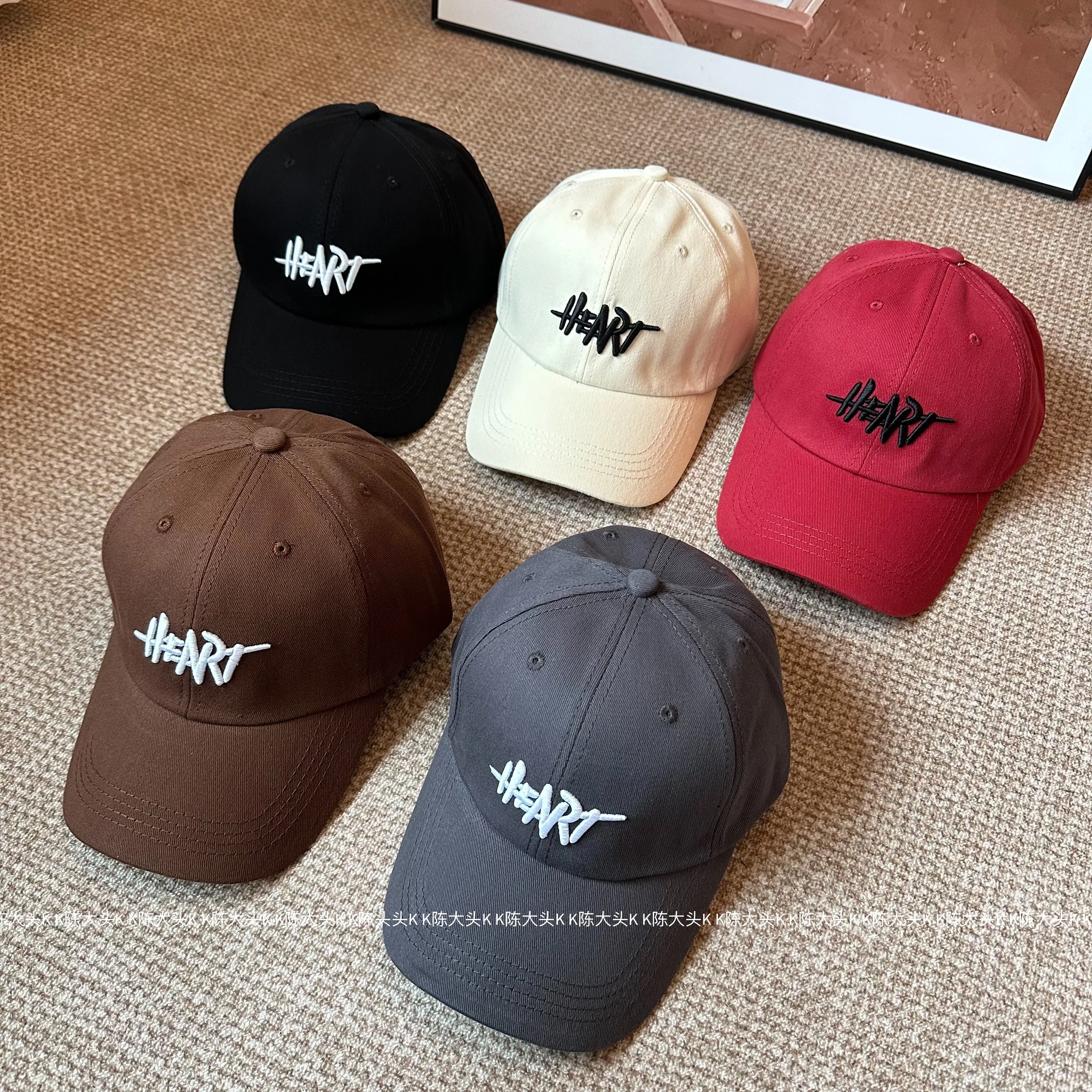 Американская улица Ретро Versitile модная бейсболка с вышитыми буквами женская