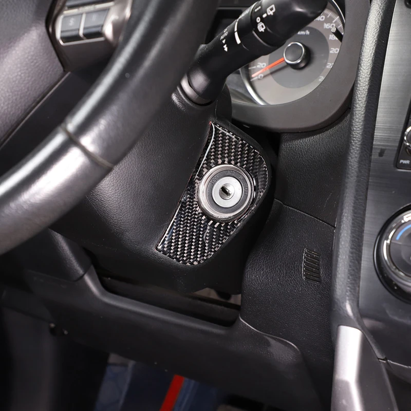 

Мягкая крышка переключателя зажигания из углеродного волокна для Subaru Forester 2013, 2014, 2015, 2016, 2017, 2018, автомобильные аксессуары