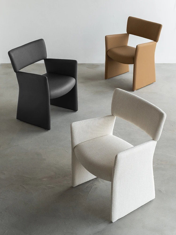 

Custom dining chair designer study chair modern modern crown chair restaurant negotiation chair