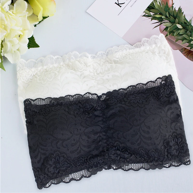 

Summer Bralette Sheer Lace Strapless Wireless Sexy Bra Soft Push Up Seamless Bras for Women Lace Tops Sexy Lingerie