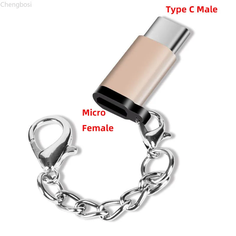 Металлический разъем Micro USB к C для Xiaomi Redmi Note 8 7 Mix Alpha mi 9 6 Microusb Otg Type Usbc адаптер