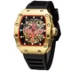 Luxury Tonneau Mechanical Watch for Man Automatic Self-Wind Movement Skeleton Traditional Chinese Knot Dial Design Gifts for Man Other Image